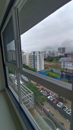 Balcony in Studio Apartment at Vilas Javdekar Indilife, Wakad – for Rent