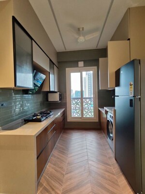 Kitchen in 3 BHK Apartment at Marathon Monte South, Byculla West – for Rent