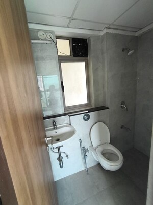 Bathroom in 2 BHK Apartment at Sheth Auris Bliss, Malad West – for Rent