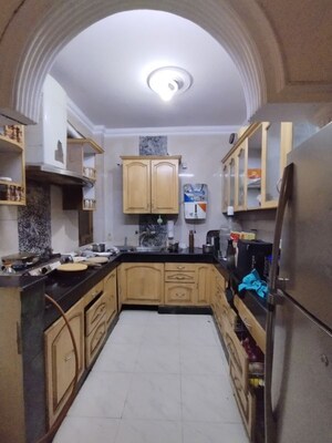 Kitchen in 2 BHK Builder Floor at Malviya Nagar – for Rent