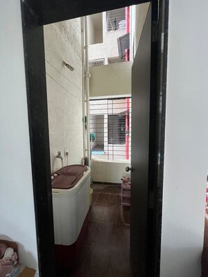 Bathroom in 2 BHK Apartment at Satyam Serenity, Wadgaon Sheri – for Rent