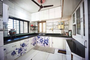 Kitchen in 5 BHK Villa at Gandhinagar Mahudi Main Road – for Sale