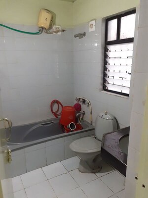 Bathroom in 2 BHK Apartment at Karishma Society, Kothrud – for Rent
