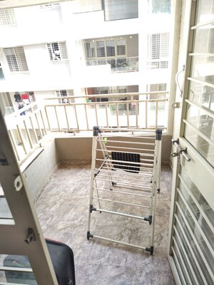 Balcony in 2 BHK Apartment at Nisarg Vishwa, Wakad – for Rent