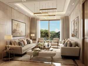 Living Room in 3 BHK Apartment at Eldeco 7 Peaks Residences, Omicron 1a Greater Noida – for Sale