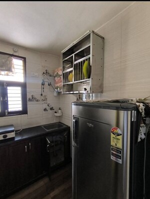 Kitchen in 1 RK Builder Floor at Ashoka Enclave – for Rent