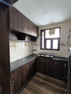 Kitchen in 1 RK Builder Floor at Ashoka Enclave – for Rent
