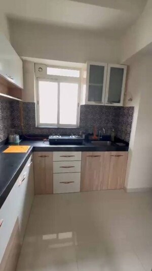 Kitchen in 2 BHK Apartment at Lodha Amara, Kolshet Road – for Rent