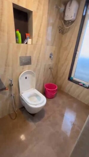Bathroom in 2 BHK Apartment at Lodha Amara, Kolshet Road – for Rent