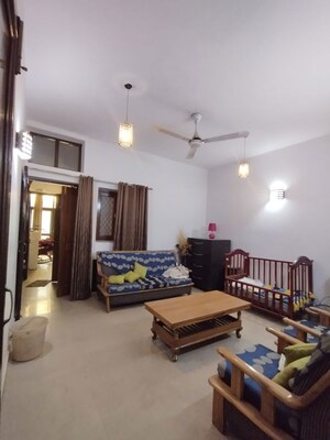 Living Room in 2 BHK Builder Floor at Malviya Nagar – for Rent