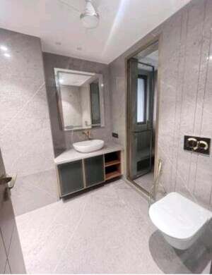 Bathroom in 3 BHK Builder Floor at Hauz Khas – for Sale