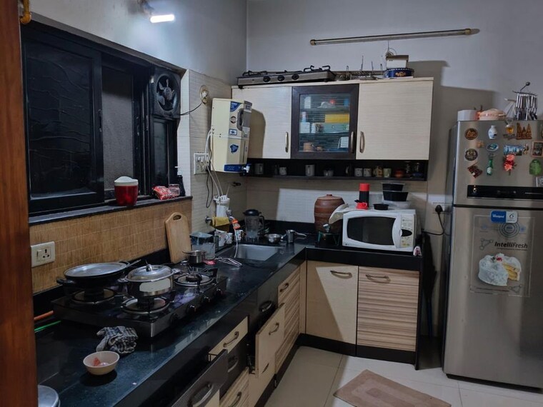 Kitchen, rohan-garden 2 Bedroom 1000 Sq.Ft. Apartment In Kothrud Pune 10558248