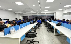 Team Area in  Office Space at Trade Avenue, Andheri East – for Rent