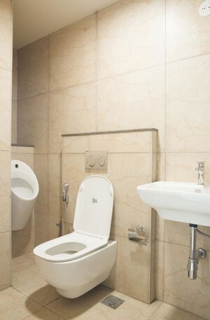 Bathroom in  Office Space at Marathon NextGen Innova, Lower Parel – for Rent