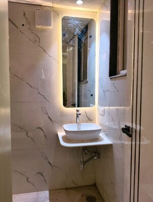 Bathroom in 1 RK Builder Floor at Sector 38 – for Rent