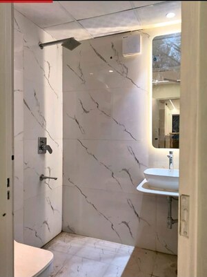 Bathroom in 1 RK Builder Floor at Sector 38 – for Rent