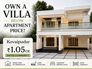 3 BHK Villa For Sale in Kovaipudur