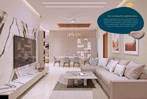 Living Room in 3 BHK Apartment at Manikonda – for Sale