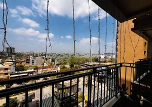 Balcony in 3 BHK Apartment at Gomti Nagar – for Rent