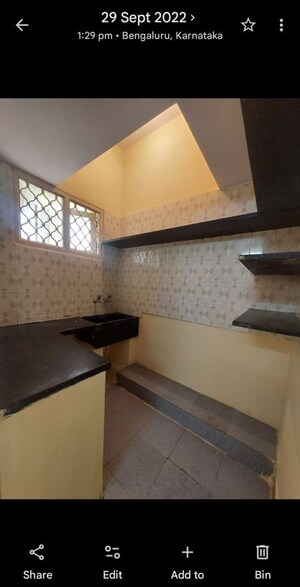 Kitchen in 1 BHK Builder Floor at Btm Layout Stage 2 – for Rent