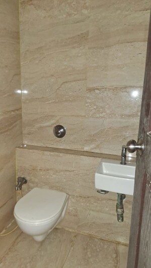 Bathroom in 2 BHK Apartment at Nakshatra Arena Thane, Laxmi Nagar – for Rent
