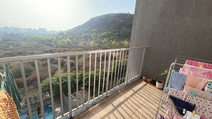 Balcony in 3 BHK Apartment at Godrej Hillside, Mahalunge – for Rent