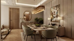 Dining Room in 3 BHK Apartment at Eldeco 7 Peaks Residences, Omicron 1a Greater Noida – for Sale