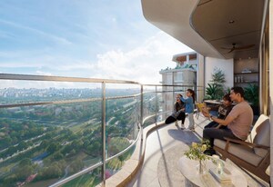 Balcony in 3 BHK Apartment at Eldeco 7 Peaks Residences, Omicron 1a Greater Noida – for Sale