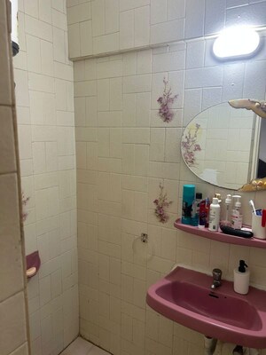 Bathroom in 2 BHK Apartment at Krypton Twin Tower, Prabhadevi – for Rent
