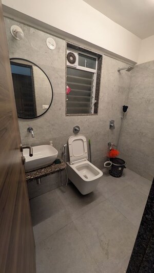 Bathroom in 2 BHK Apartment at Sri Zynergy, Suman Nagar – for Rent