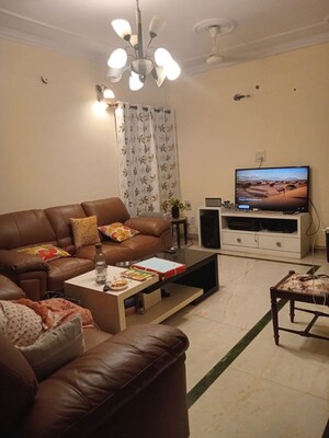 Living Room in 3 BHK Apartment at Vasant Kunj – for Rent