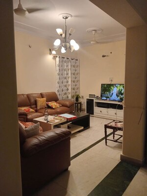 Living Room in 3 BHK Apartment at Vasant Kunj – for Rent