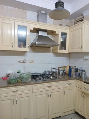 Kitchen in 3 BHK Apartment at Vasant Kunj – for Rent