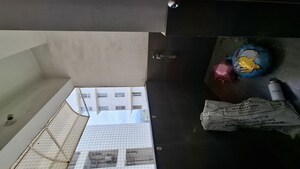 Bathroom in 2 BHK Apartment at Pharande Puneville, Punawale – for Rent