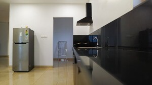 Kitchen in 3 BHK Apartment at Rainbow Vistas, Hi Tech City – for Rent