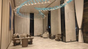 Building Lobby in 3 BHK Apartment at DLH Signature, Bandra West – for Sale