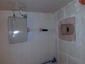 Bathroom in 1 BHK Independent House at Rt Nagar – for Rent