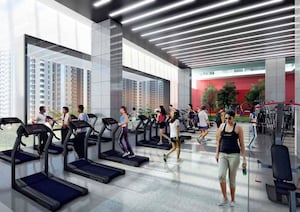Gym in 3 BHK Apartment at Bhartiya Garden Enclave Nikoo Homes 8, Bellahalli – for Sale