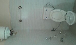 Bathroom in 1 BHK Independent House at Rt Nagar – for Rent