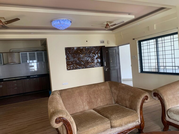 Living Room, silver-wood-enclave 2 Bedroom 1420 Sq.Ft. Apartment In Kodigehalli Bangalore 10558534