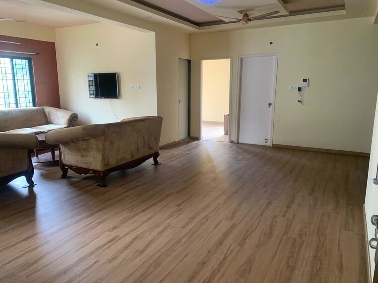Living Room, silver-wood-enclave 2 Bedroom 1420 Sq.Ft. Apartment In Kodigehalli Bangalore 10558534