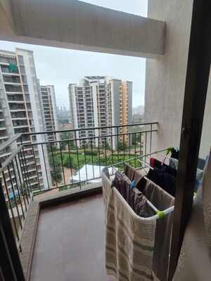 Balcony in 2 BHK Apartment at Shapoorji Pallonji Joyville Hinjewadi, Hinjewadi – for Rent