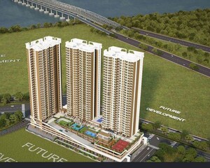 2 BHK Apartment – Exterior View View at Dosti Tulip, Balkum Pada - for Rent