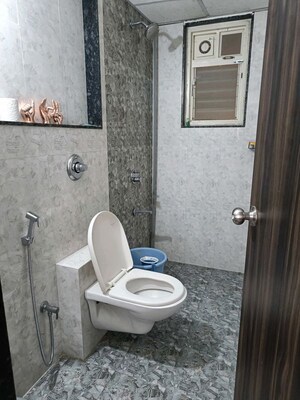 Bathroom in 3 BHK Apartment at Goel Ganga Altus, Kharadi – for Sale