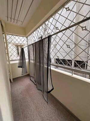 Balcony in 3 BHK Apartment at V2 Nirvik, Hsr Layout – for Rent