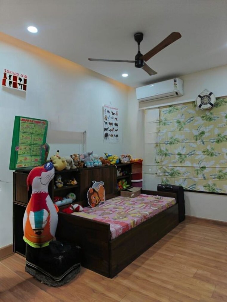 Bedroom, goel-ganga-liviano 3.5 Bedroom 1650 Sq.Ft. Apartment In Kharadi Pune 10558721