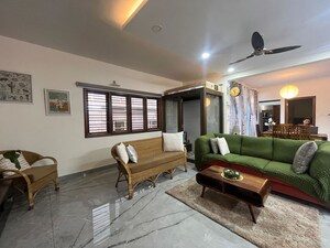 Living Room in 3 BHK Builder Floor at Hsr Layout – for Rent