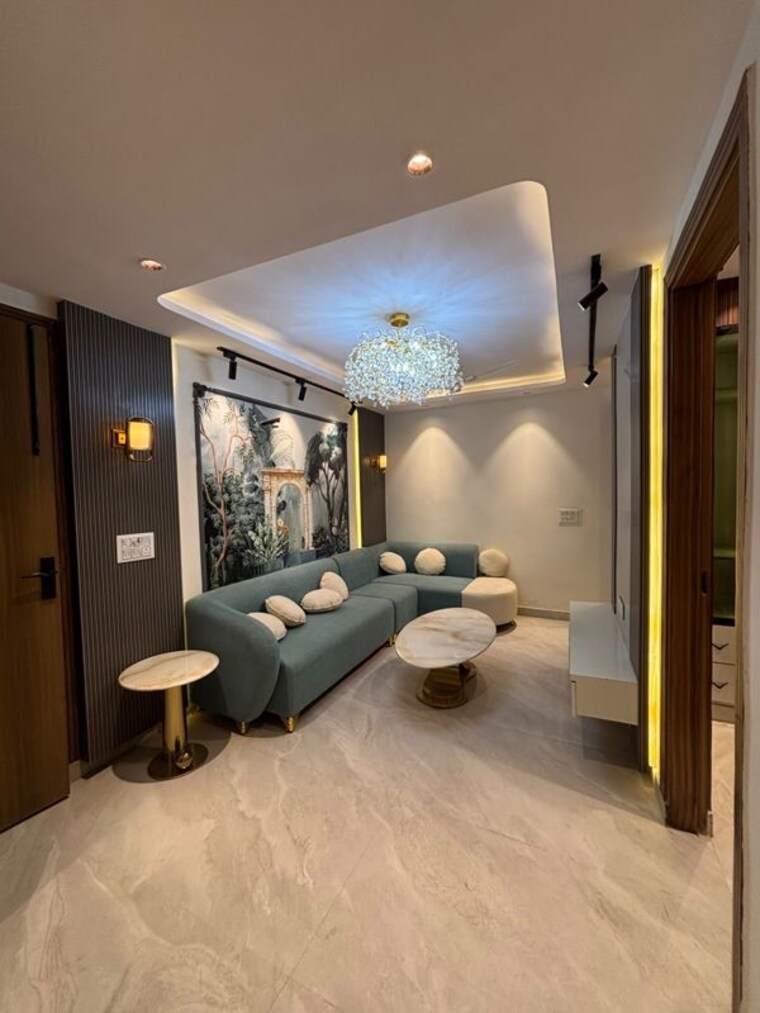 Living Room, uttam nagar 3 Bedroom 800 Sq.Ft. Builder Floor In Uttam Nagar Delhi 10558799