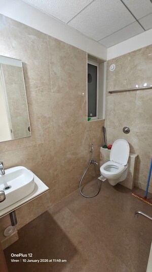Bathroom in 3 BHK Apartment at Om Nandadeep CHS, Kurla – for Rent