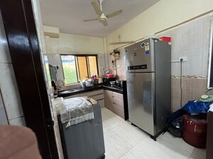 Kitchen in 1 BHK Apartment at Palm Beach Apartments, Versova – for Rent
